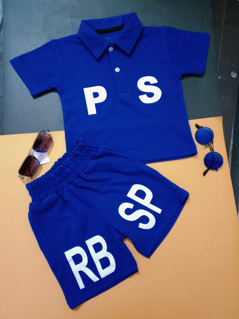 Kids Summer Polo Track Suits (Cotton & Pique)